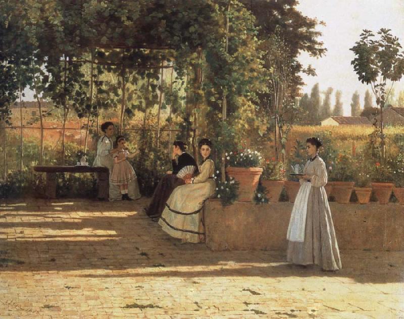 Silvestro lega In the wine bower